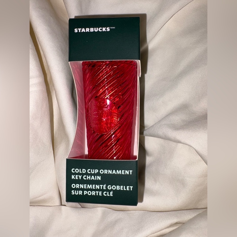 Starbucks Vibrant Red Cold Cup Key Chain